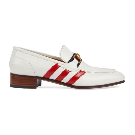 white gucci adidas|Gucci Adidas loafer.